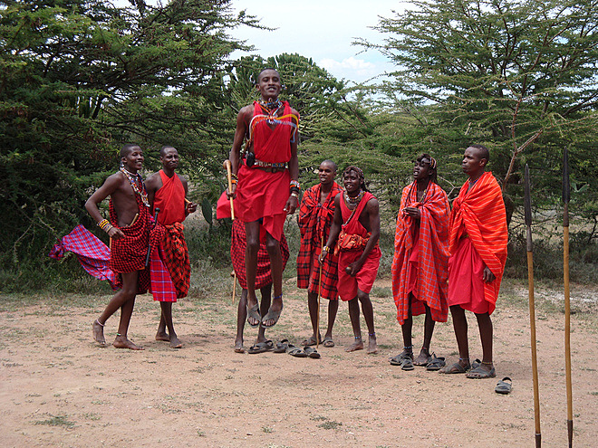 Maasai at Magi Moto